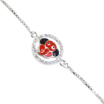 92.5 Silver Ganeshji Kids Rakhi