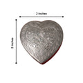 925 Silver Heart Kumkum Box