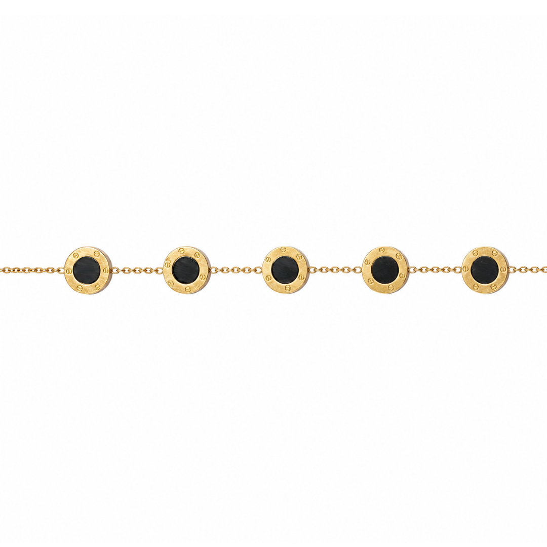 Monochrome Luxe Station Bracelet