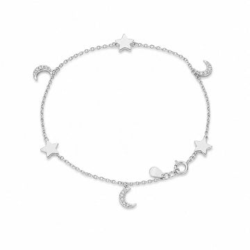 Celestial Charm Silver Bracelet