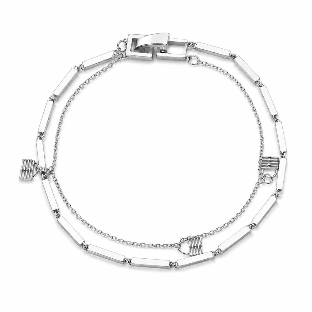 Silver Elysian Bar Bracelet 925