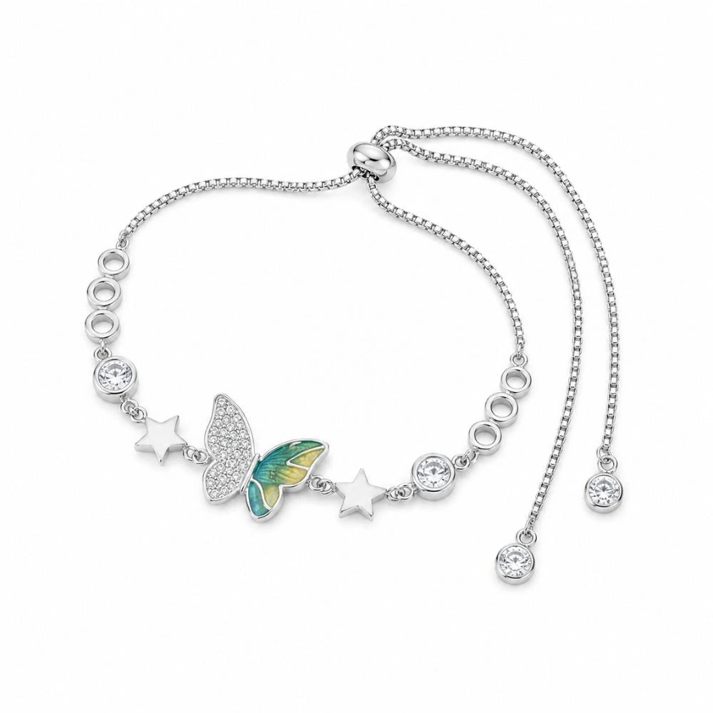 Silver Stardust & Soul Adjustable Bracelet 925