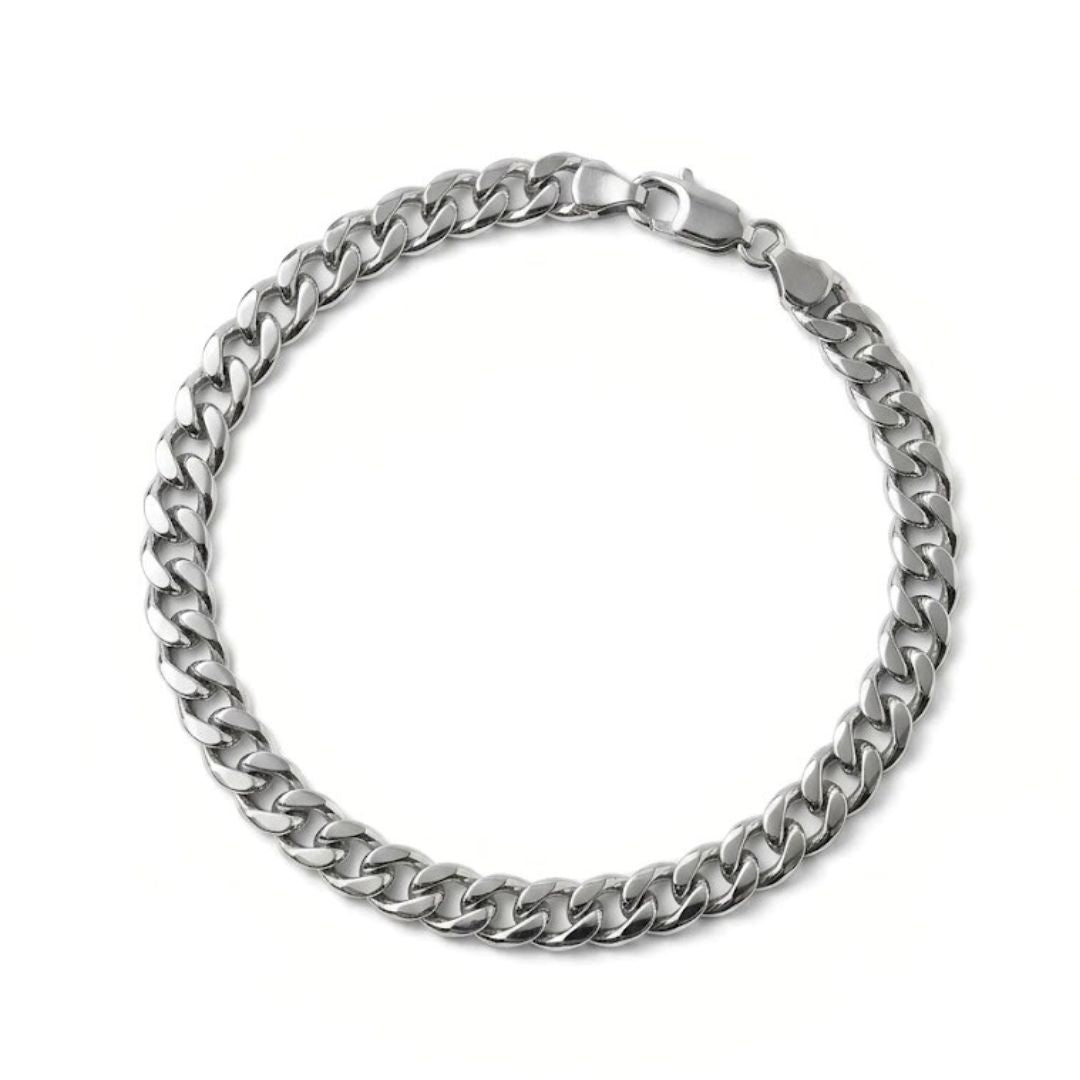 Silver Forge Chain Bracelet (19g)