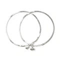 Silver Whisper Anklet Set (Pair)
