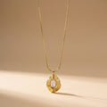 Aurex Drift Sculpted Pendant Necklace