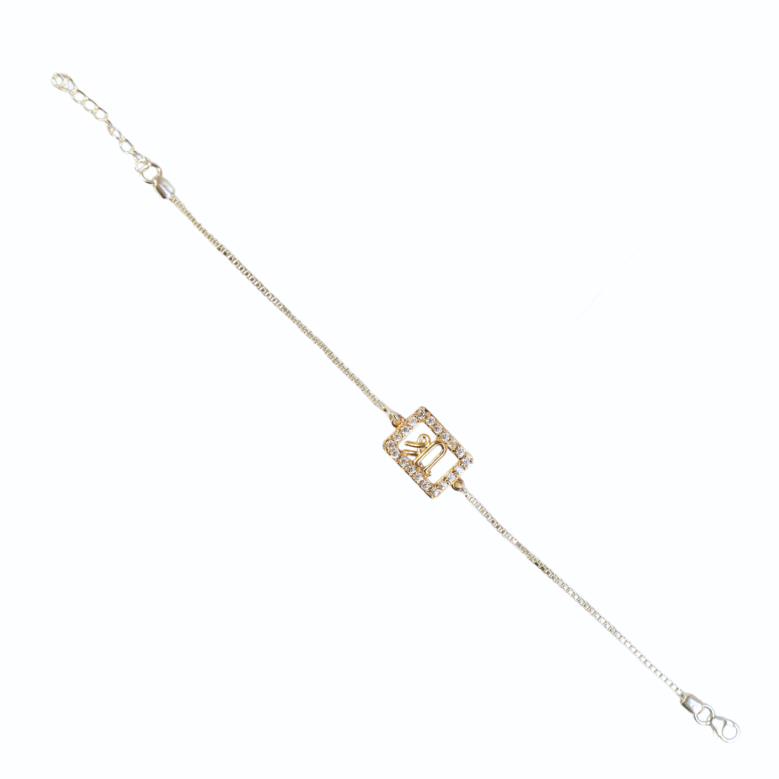 92.5 Silver Rose Gold Radiance Shreeji Rakhi