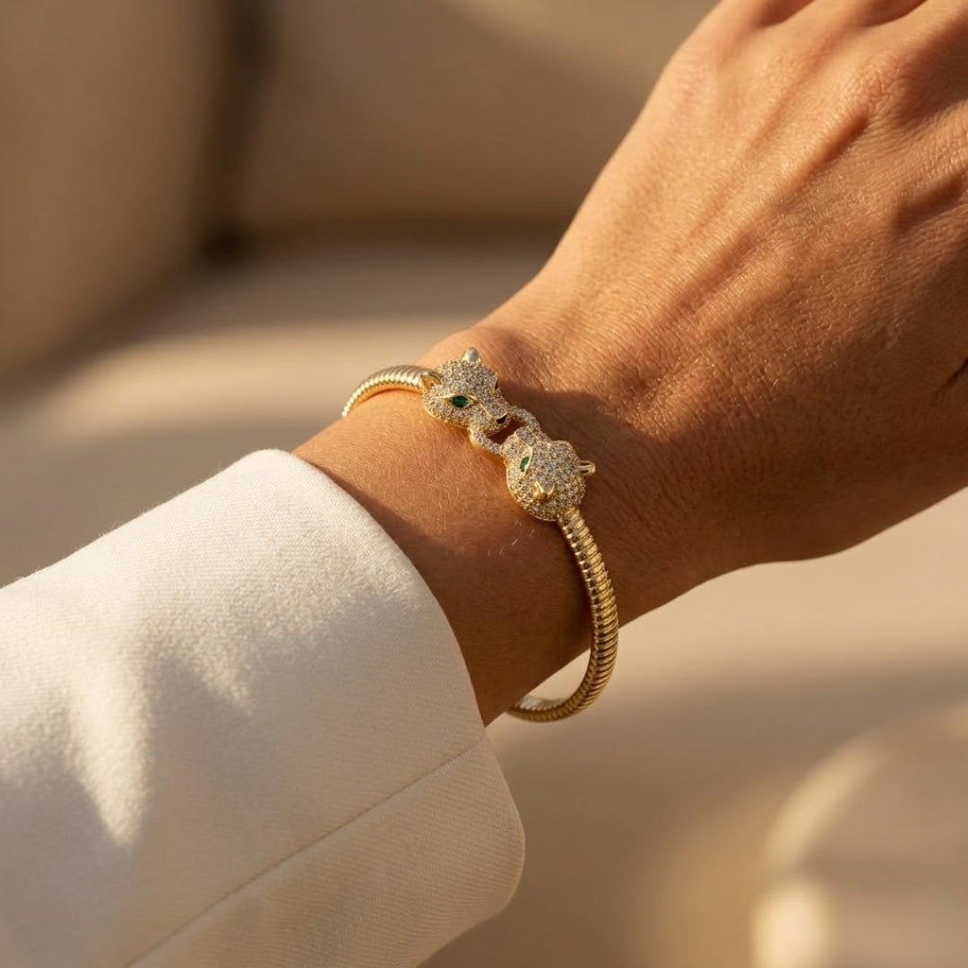 Aurelia Panthera Pavé Cuff