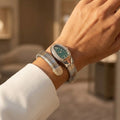 Verde Serpente Time Cuff