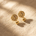 Celeste Drop Ball Earrings