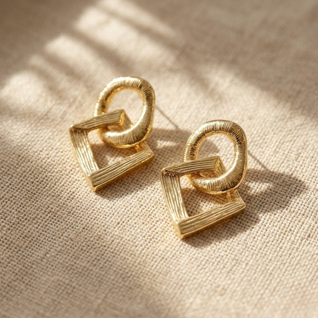Auréa Geometric Statement Earrings
