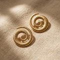 Serpentina Spiral Statement Earrings