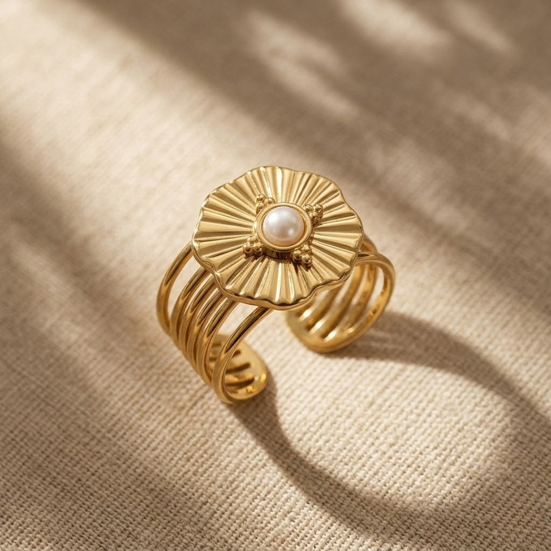 Aurielle Pearl Bloom Ring