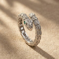 Serpentina Emerald Coil Ring
