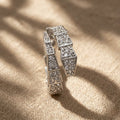 Serpente Pavé Coil Ring