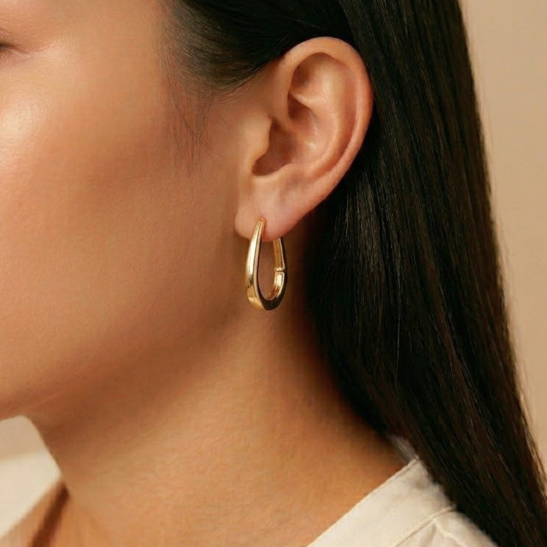 Classic Gold Hoop Earrings