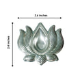 925 Silver Lotus Flower Diya