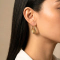 Aurora Weave Hoop Earrings