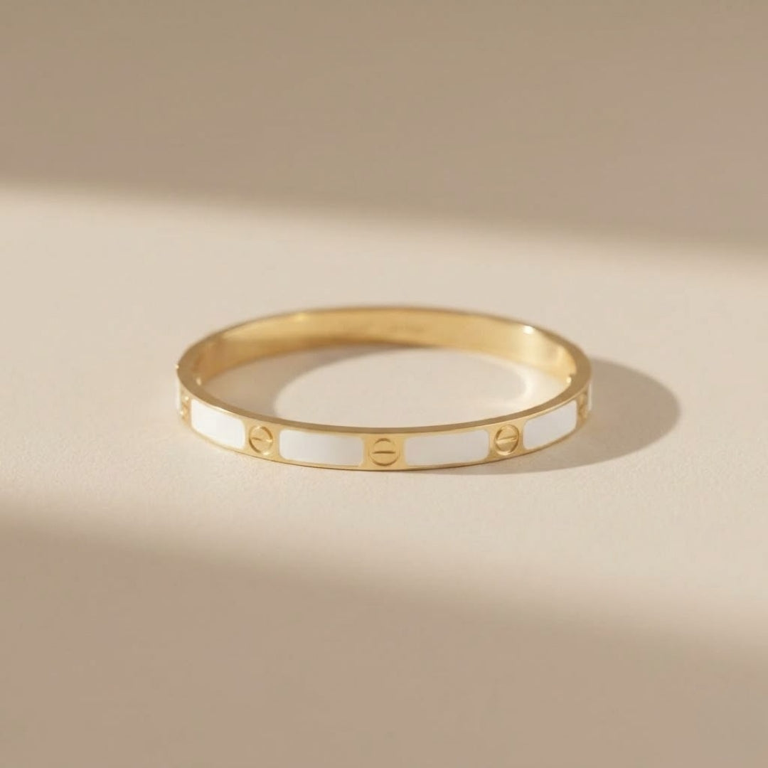 Aurelian Ivory Link Bangle