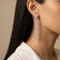 Panthéra Crystal Tassel Earrings