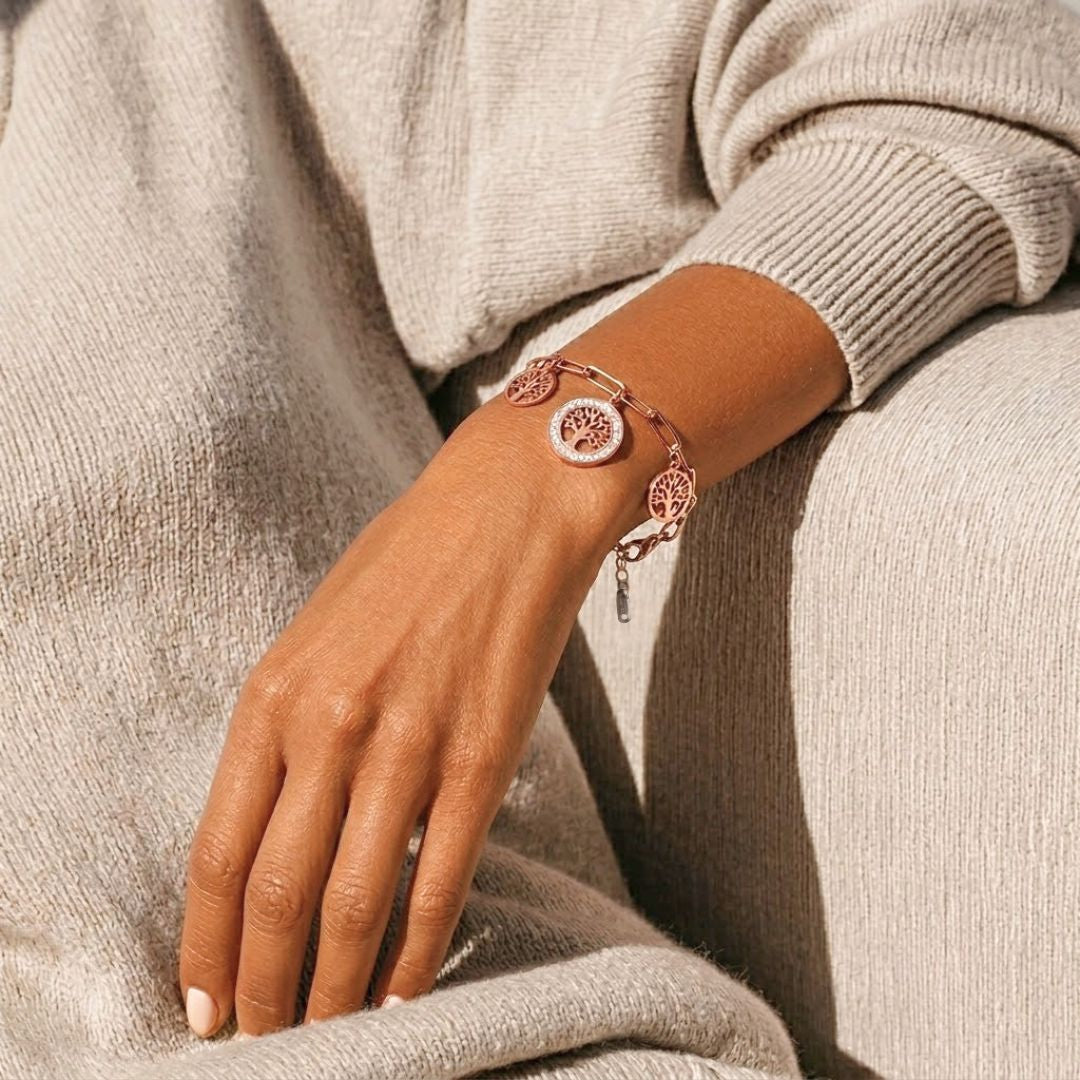 Eternal Tree Charm Bracelet