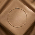 925 Silver 3 tone sleek chain necklace