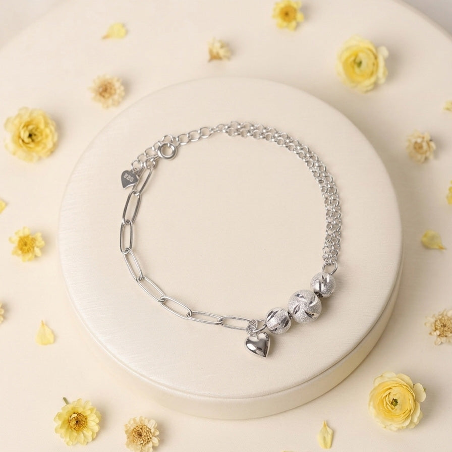 Silver Adore Chain Bracelet 925