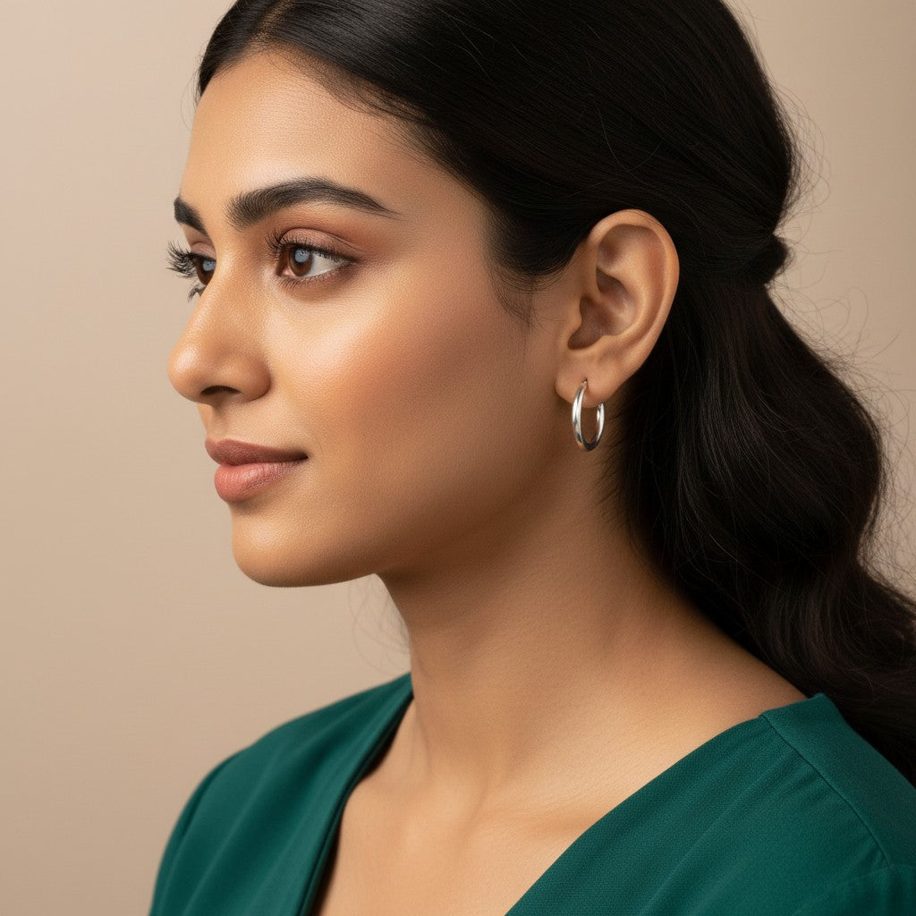 Luna Hoops 925 Silver