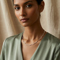 925 Silver Ripple Strand Necklace