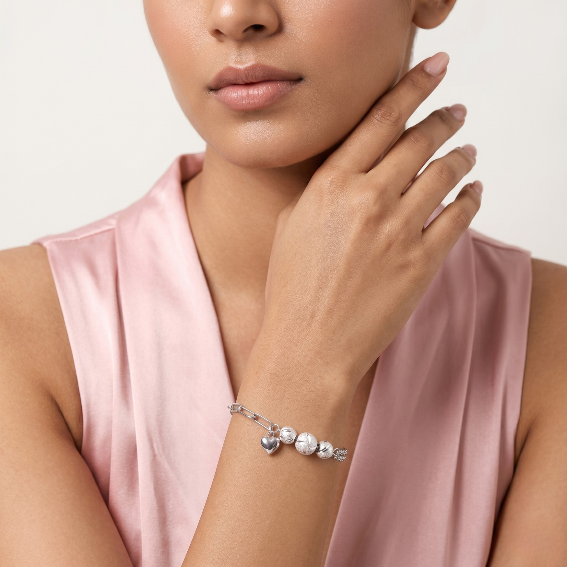 Silver Adore Chain Bracelet 925