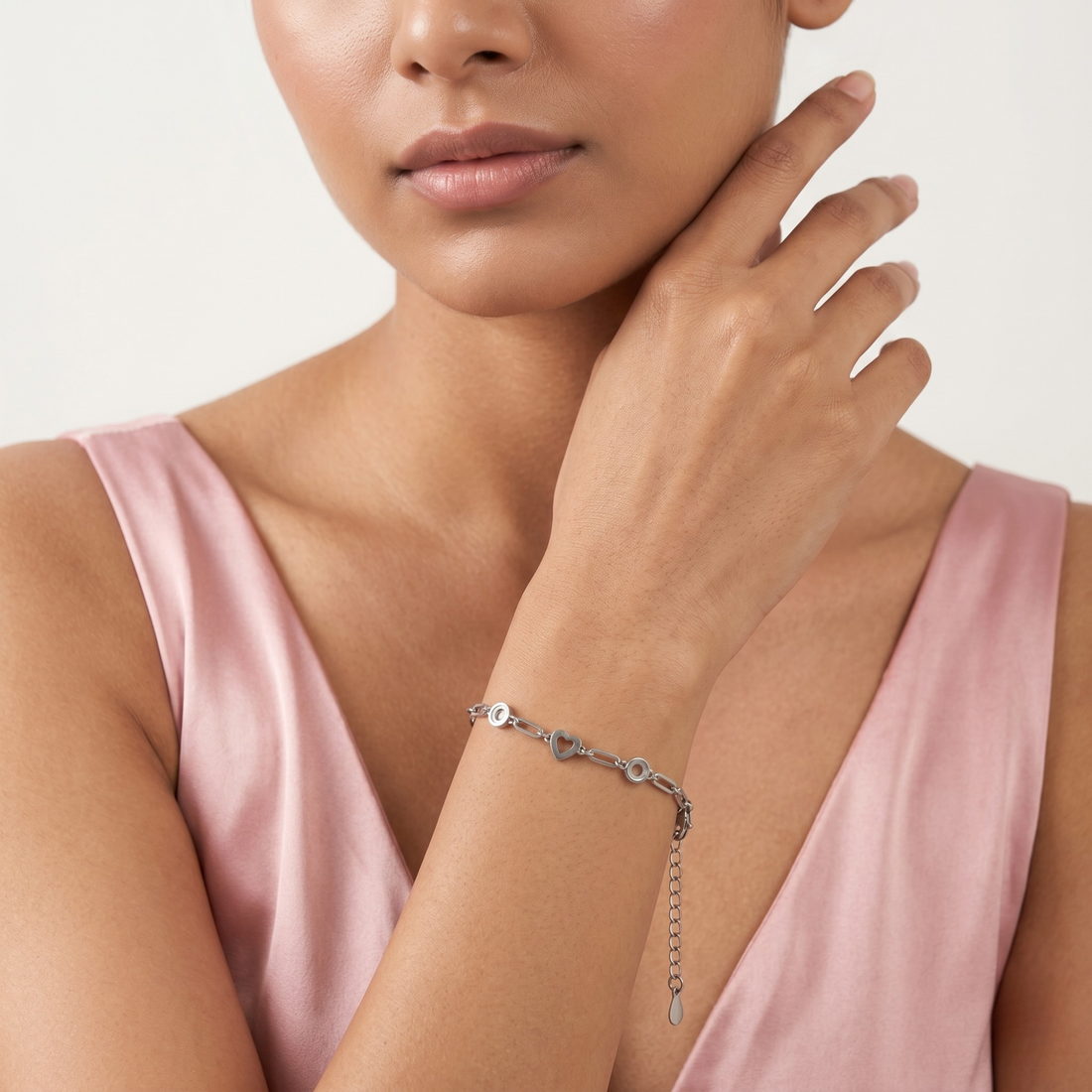 Silver Everlasting Pulse Bracelet 925