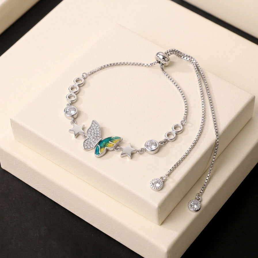 925 Silver Stardust & Soul Adjustable Bracelet