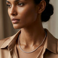 925 Silver sleek Choker necklace
