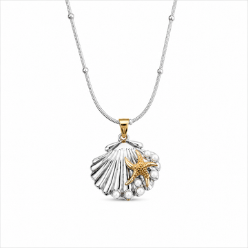 Ocean Whisper Shell Pendant Necklace