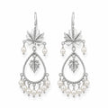 Pearl Chand Bali  925 Silver