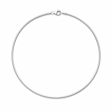 Sleek Choker Necklace 925 Silver