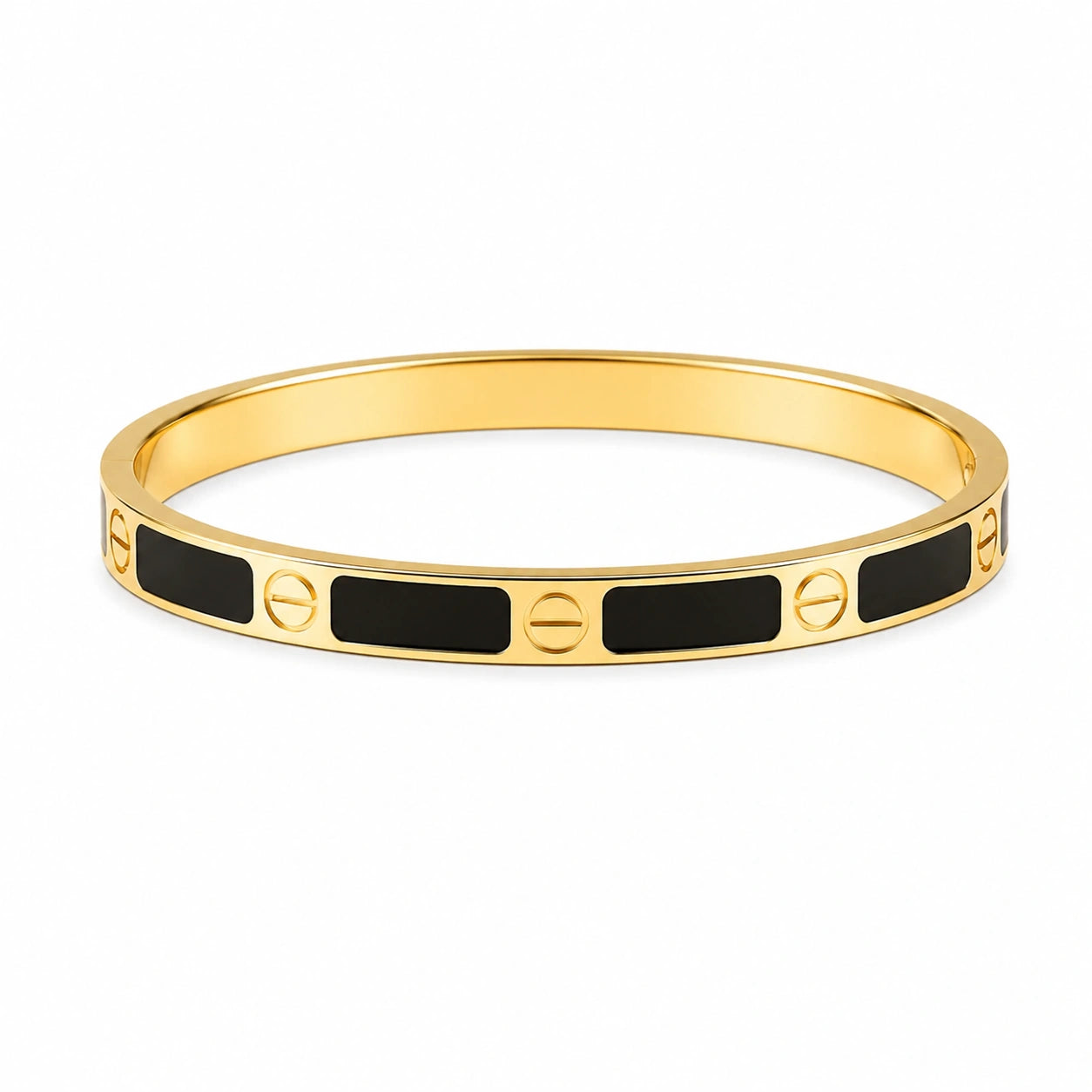 Noir Ligne Sculpt Bangle