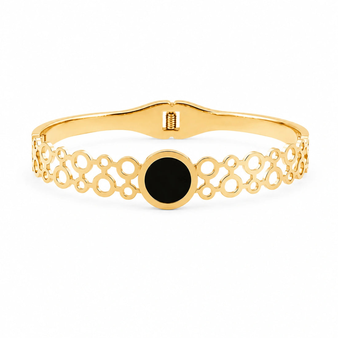 Noctra Halo Filigree Bangle Bracelet