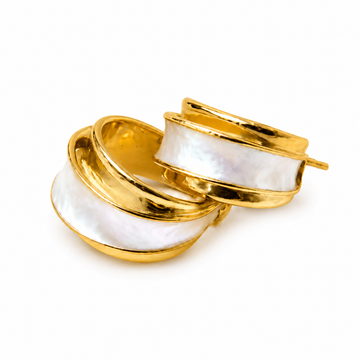 Lumena Gold Hoops Earring
