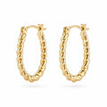 Luna Twist Hoop Earrings