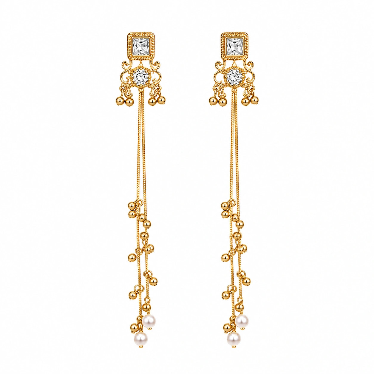 Zareen Meher Jhumar Drop Earrings