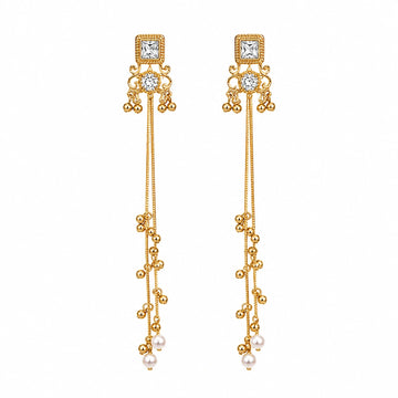 Zareen Meher Jhumar Drop Earrings