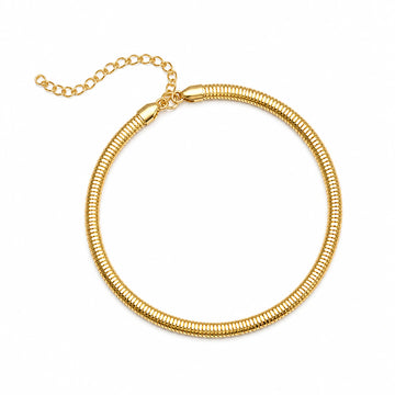 Aurex Coil Gold Statement Necklace