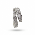 Serpente Pavé Coil Ring