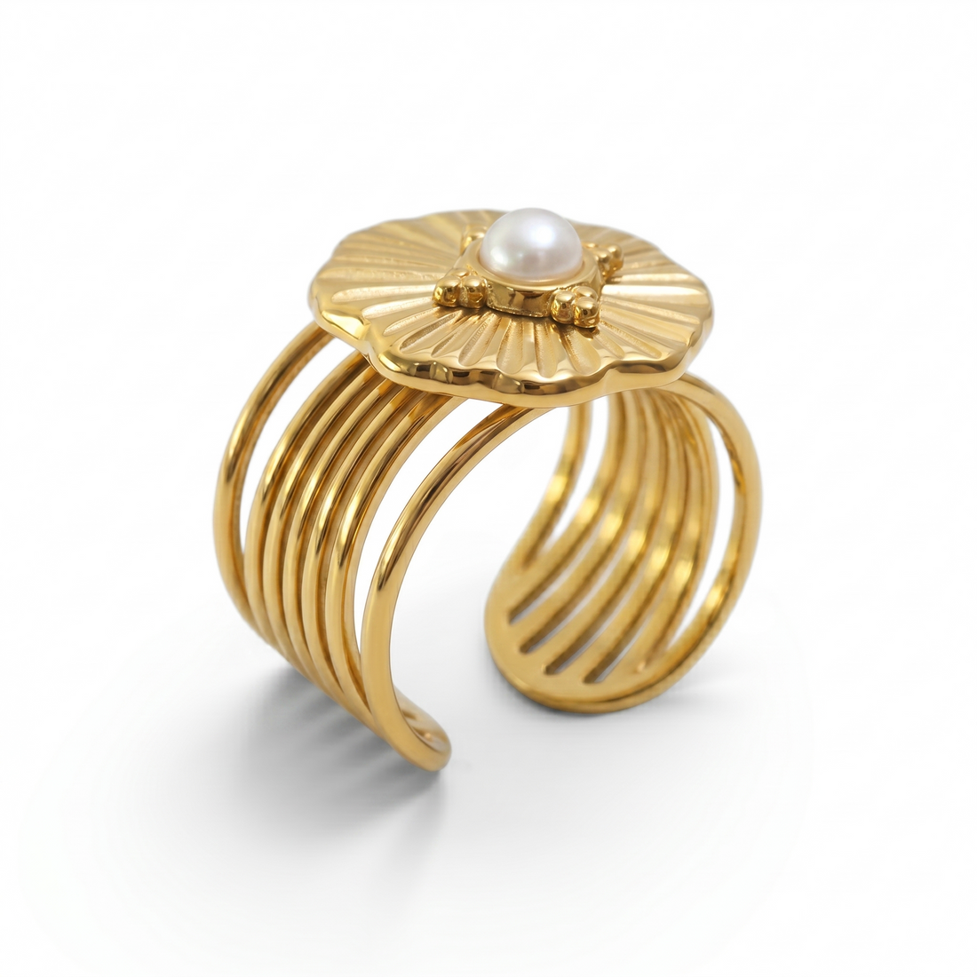 Aurielle Pearl Bloom Ring