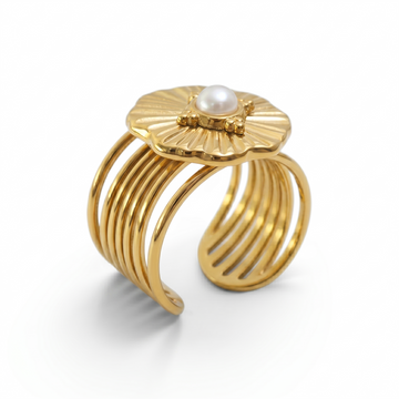 Aurielle Pearl Bloom Ring