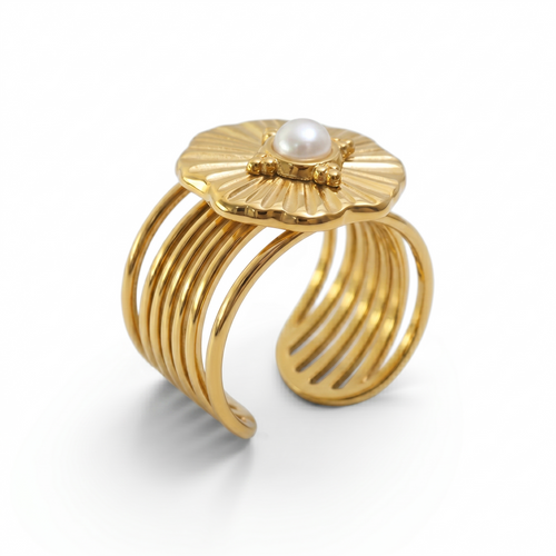 Aurielle Pearl Bloom Ring