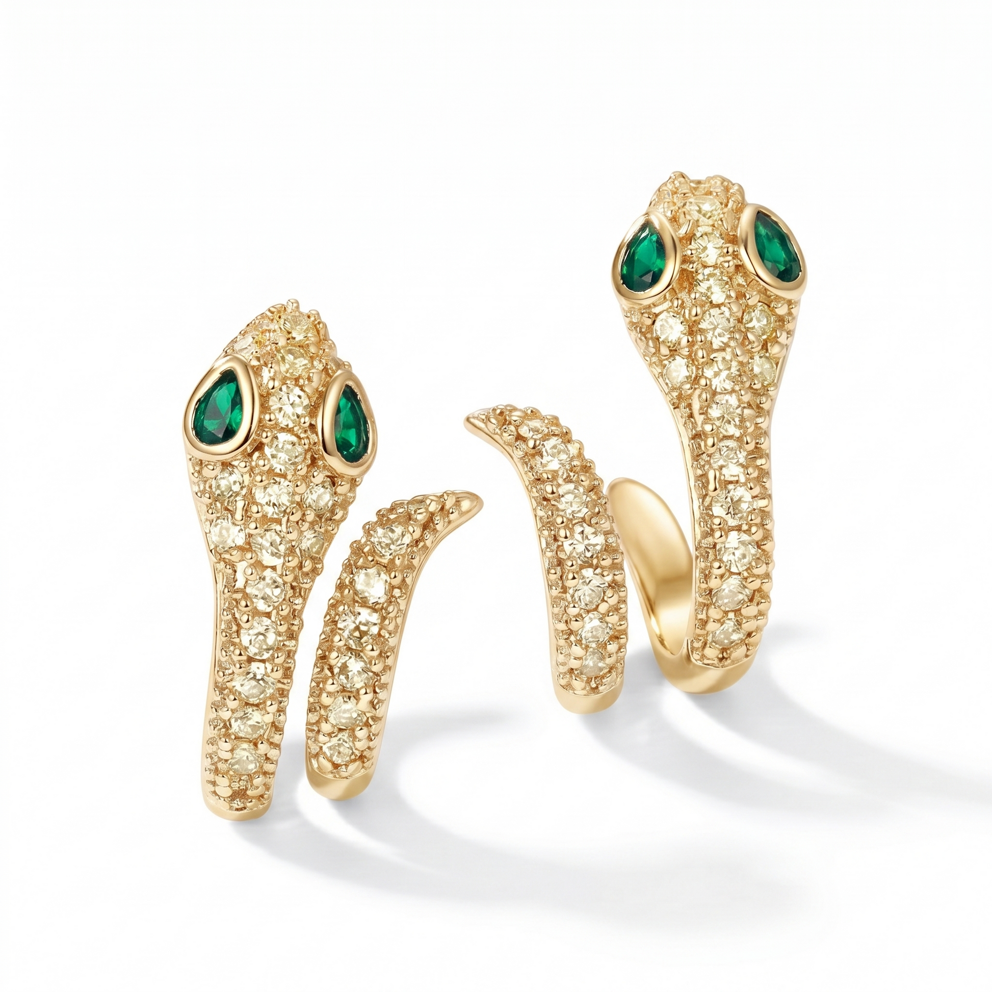 Roma Serpenti Gold Earrings