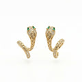 Serpente Luxe Snake Hoop Earrings