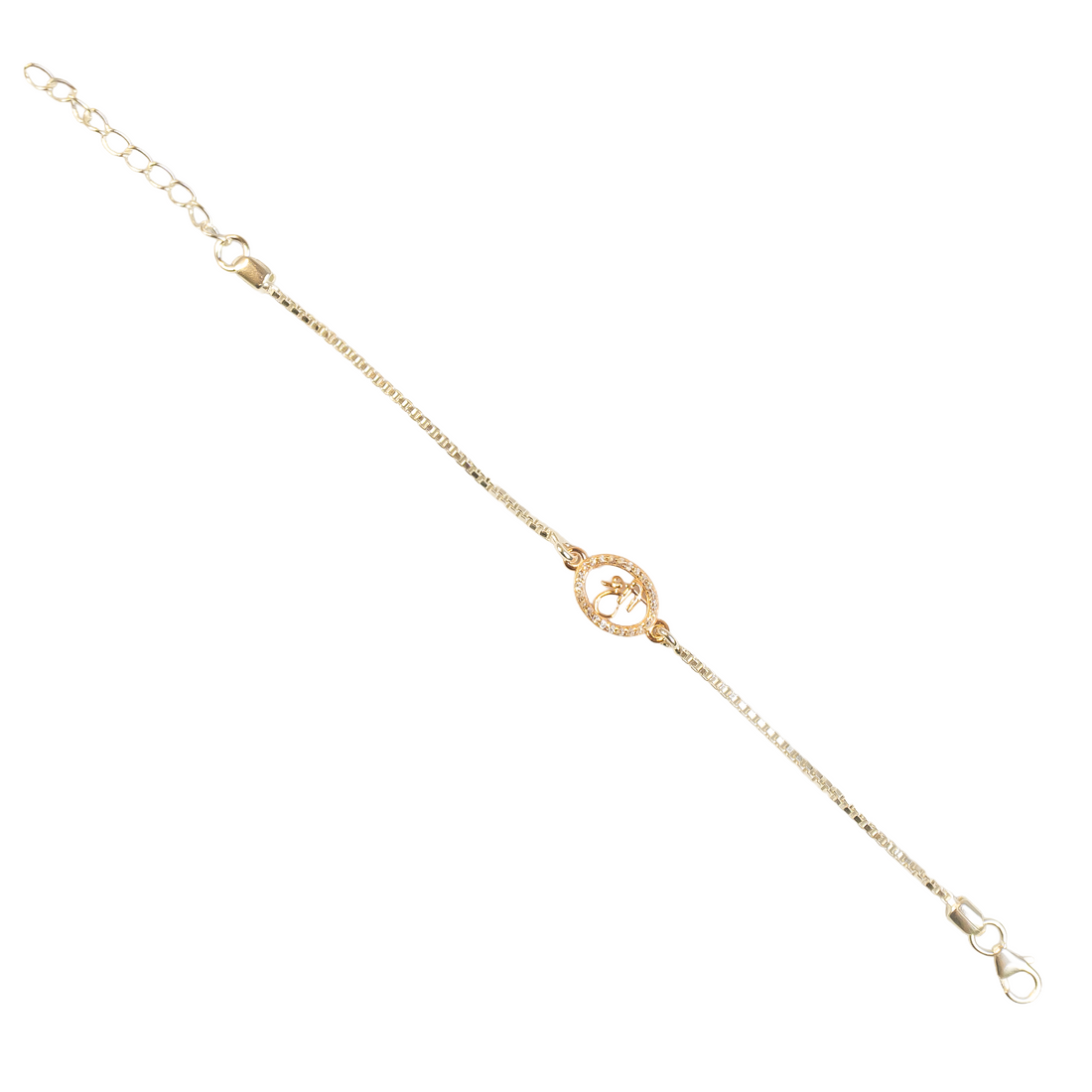 92.5 Silver Rose Gold Radiance Shreeji Rakhi
