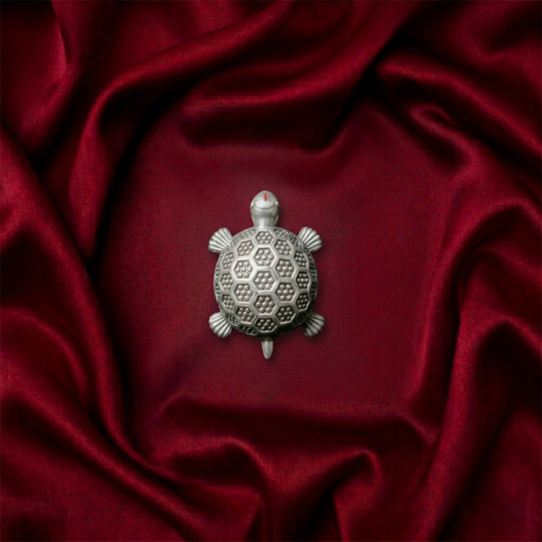 Engraved Vastu Vara Tortoise |12 Grams 999 Silver